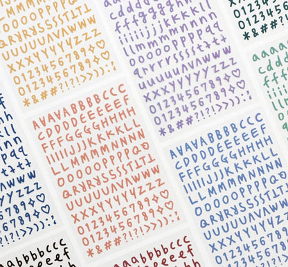 [SET] Calli Alphabet Sticker Pack