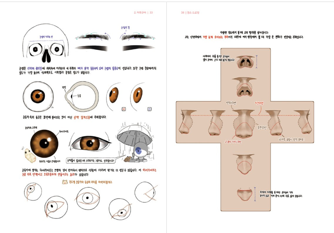 Girls Drawing - Korea Drawing Guide