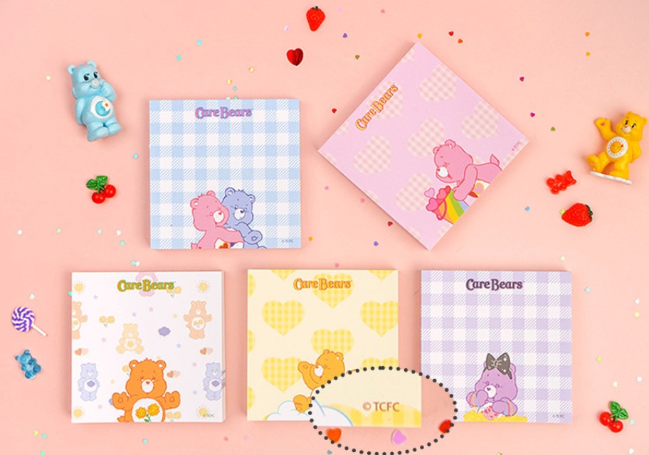 CareBears Character Sticky Notes Memo pad 5 Types