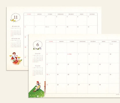 Anne of Green Gables(indigo) 2023 Desk Calendar by kim ji hyuck