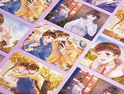 Hot Black Tea : 4 cut or postcard set(C type)