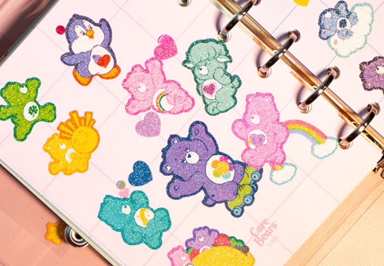 Care Bears Seal Stickers 9 types