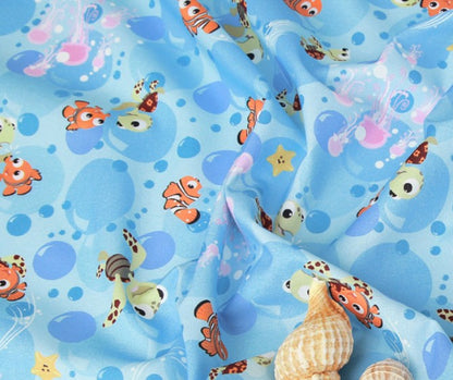 Disney Nemo Cotton Fabric, by the yard
