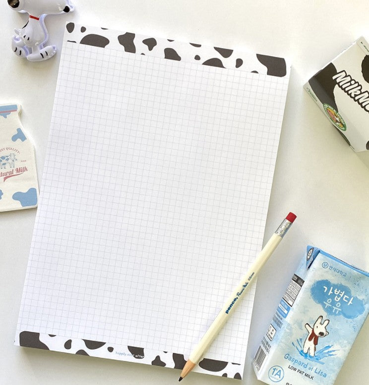 Milk Notes Study pad / Sheet Notepad (2 Types) – nemo it store