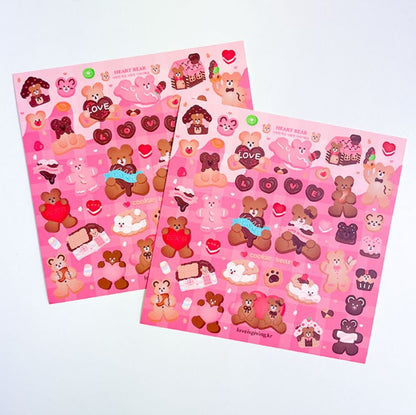 Cookie Bear sticker (2ea)