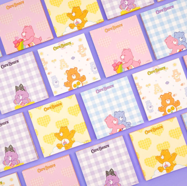 CareBears Character Sticky Notes Memo pad 5 Types