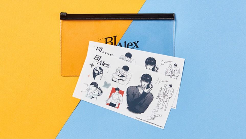 BJ Alex Tatoo Stickers(2ea) with Pouch