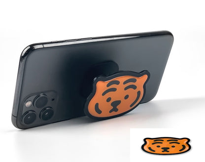 MUZIKTIGER Smart Tok, Phone Grip 4 Types, Tiger, Bear Mobile Holder