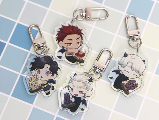 Tentacle Recipe Official Goods Acrylic Keyring 4 types
