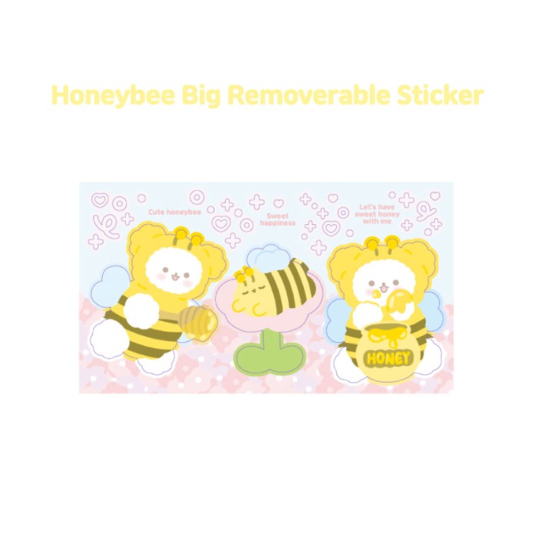 Honeybee Big Removable Sticker