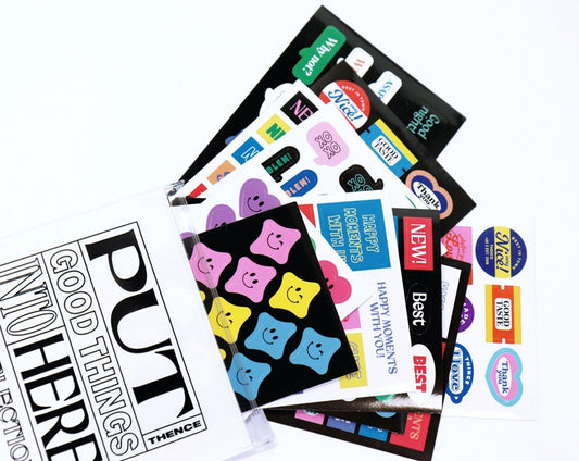 Kpop Deco 12 Sheets Sticker Pack