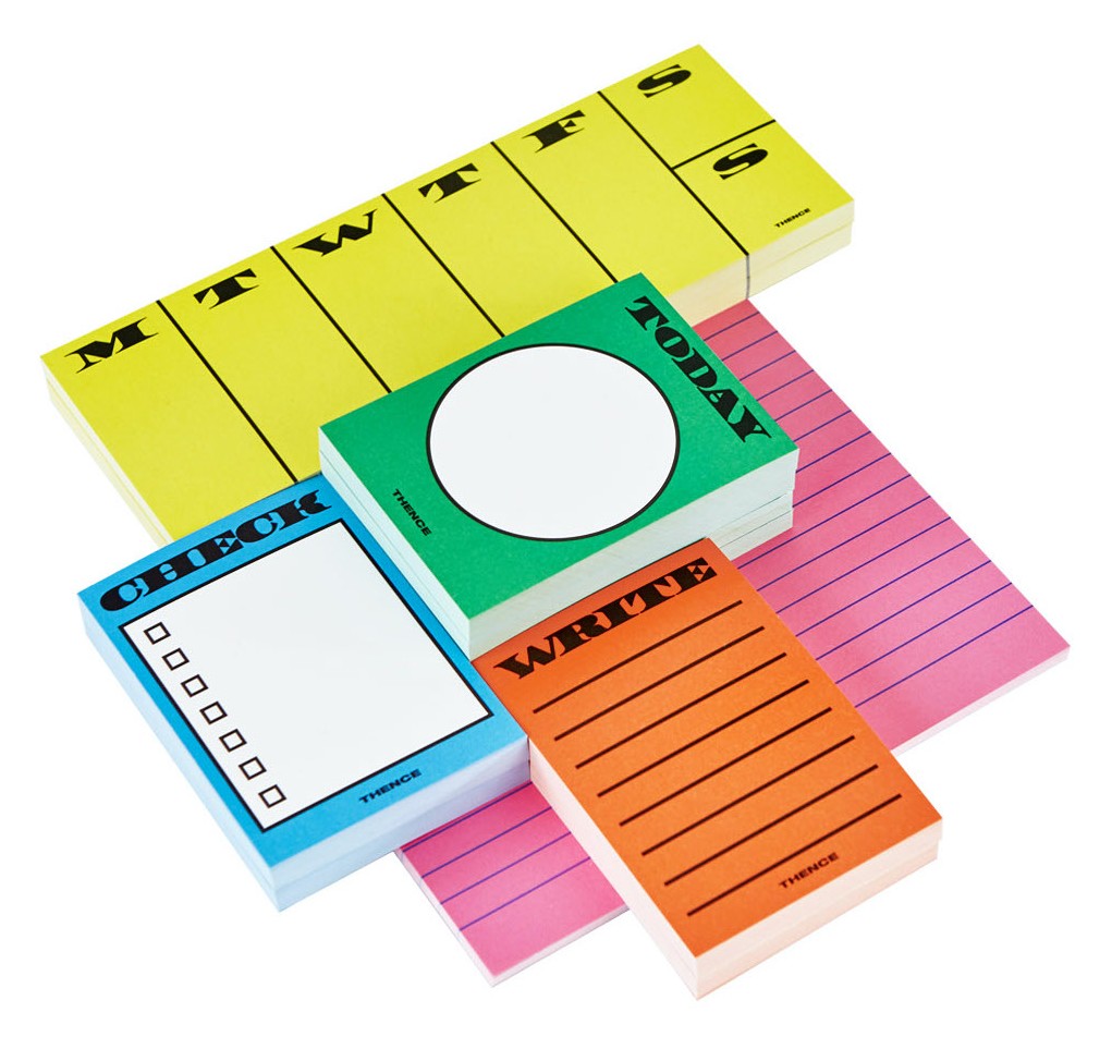 Memory Pad Notes THENCE All Ready Memo Pad Set, Sticky Notes Pad, Writing Pads Set ...