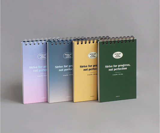 Better day Study Planner 4 months, lectures notebook, 4 colors