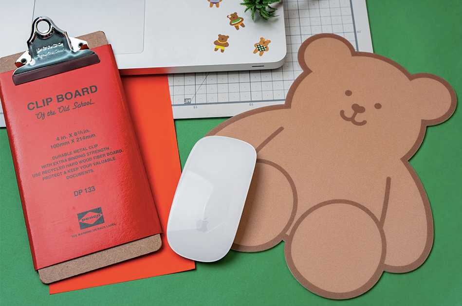Luca Bear Mouse Pads, 2 types