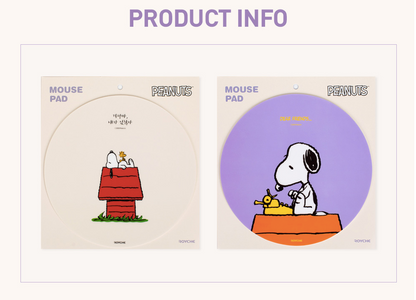 Peanuts Snoopy Mouse pads, 2 types