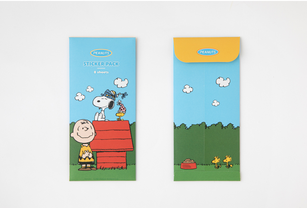 Peanuts Snoopy Sticker pack 8sheets