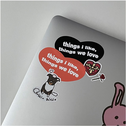 MAZZZZY STICKER PACK .ver things i like, things we love