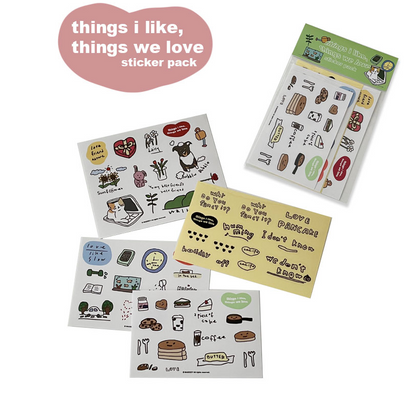 MAZZZZY STICKER PACK .ver things i like, things we love