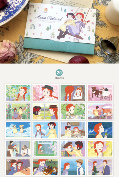 FLYING WHALES Anne of green gables Special Postcards SET, 2 types