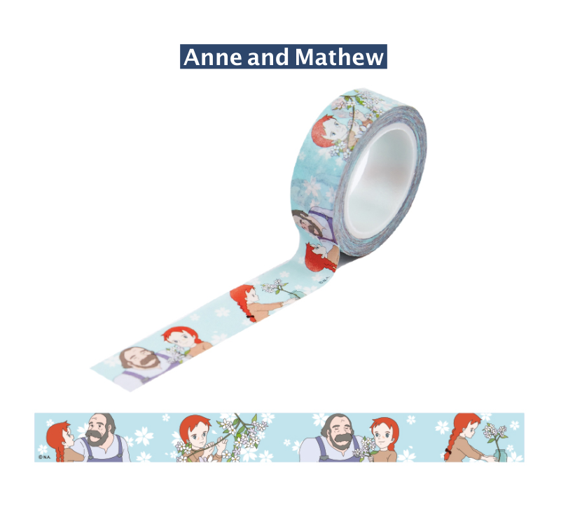 FLYING WHALES Anne of green gables Washi tape, 8 types