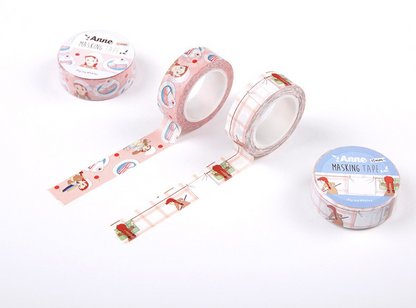 FLYING WHALES Anne of green gables Washi tape, 2 types