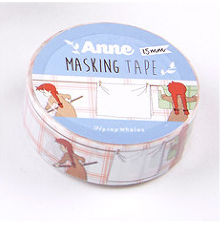 FLYING WHALES Anne of green gables Washi tape, 2 types