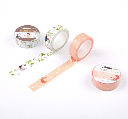 FLYING WHALES Anne of green gables Washi tape, 6 types
