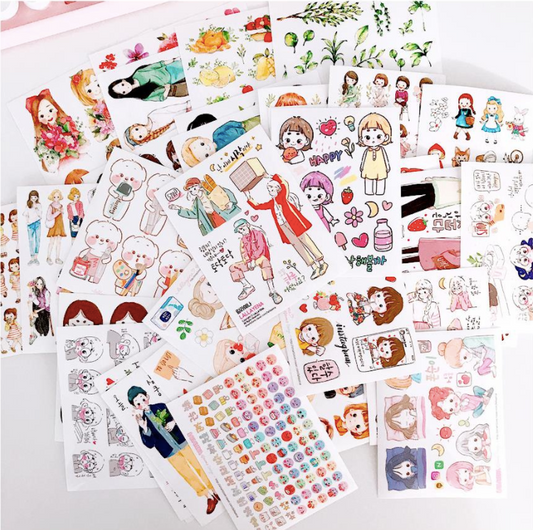 LALLAYENA Non-cutting sticker MIX random set