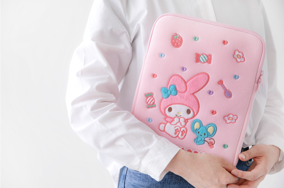 SANRIO iPad POUCH tablet sleeve, My melody, Laptop Sleeve