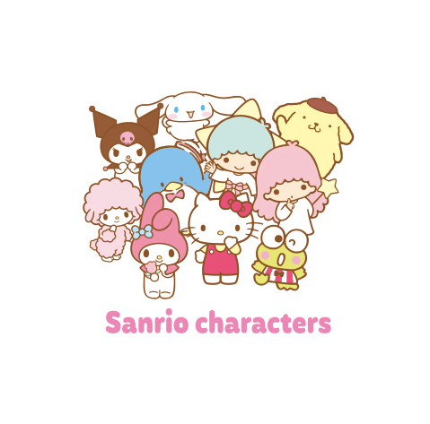 SANRIO Sticker, 6 Styles