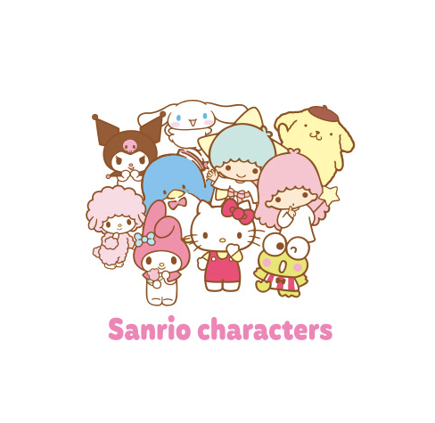 SANRIO Line Sticker, 6 Styles