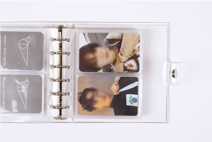 [Version 1] BEOND Deco pocket mini 6hole binder, Sticker Binder 6-hole, Sticker collecting album
