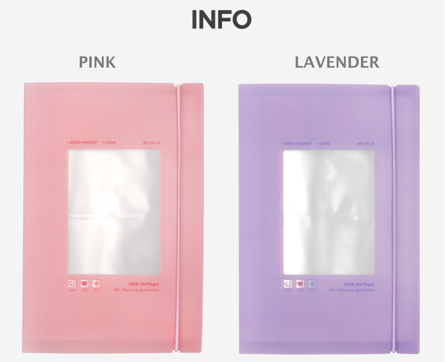 BEOND A5 Deco pocket binder, Photo card Binder 2 colors, collecting al nemo it store BEOND A5 Deco pocket binder, Photo card Binder 2 colors, collecting al nemo it store