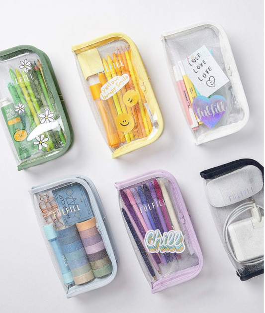 Cotton Pencil Case L 6colors/ Pen Case / Pencil Pouch / Pen Pouch / Zipper  Pouch / Zipper Bag / Makeup Pouch, Bag / School Supplies -  Denmark