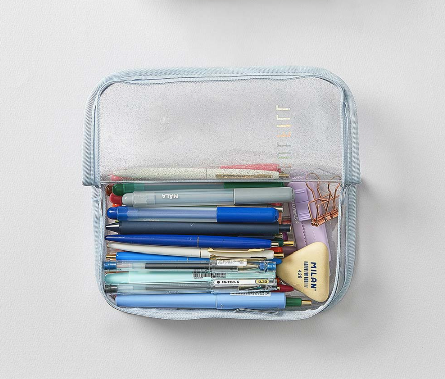 ANTENNA SHOP Fulfil Clear Pencil Cases Pen Case organizer Pouch(6 colo –  nemo it store