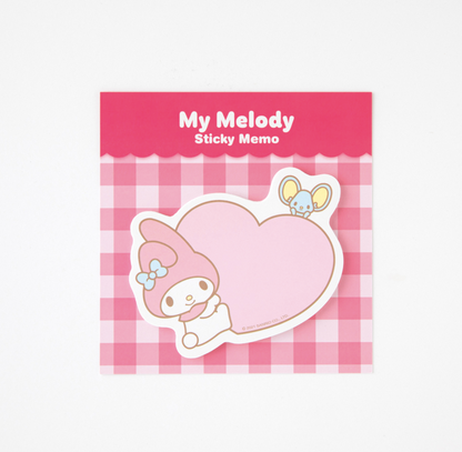 SANRIO Heart Sticky memo pad(6 style), Sticky notes