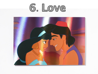 DISNEY Aladdin Hologram Postcard series(6 Style)