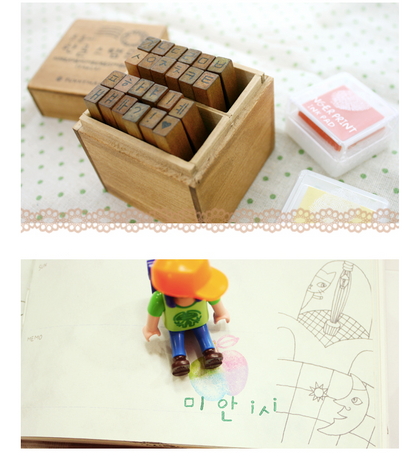 FUNNYMAN Korean handwriting stamp set
