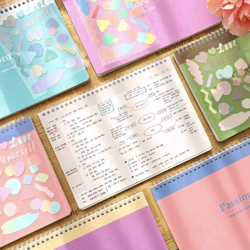 PLEPLE B5 Wide Spring binding notebook(6 colors)