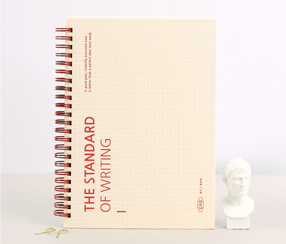 WANNATHIS A5 Standard of Writing study grid notebook