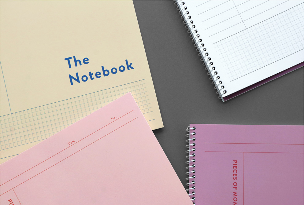 ICONIC Basic 4 section notebook (8colors)