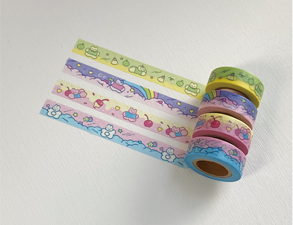 HEEHEECLUB Sweet Washi tape, 4 Style