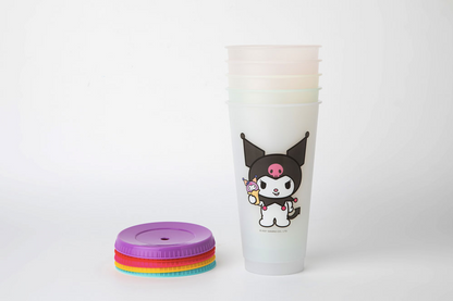 SANRIO Color-changing Reusable Cold Cups(24oz, 710ml) SET