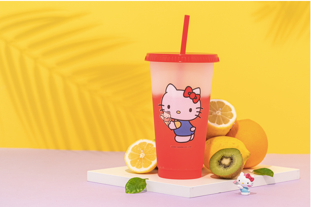 SANRIO Color-changing Reusable Cold Cups(24oz, 710ml) SET