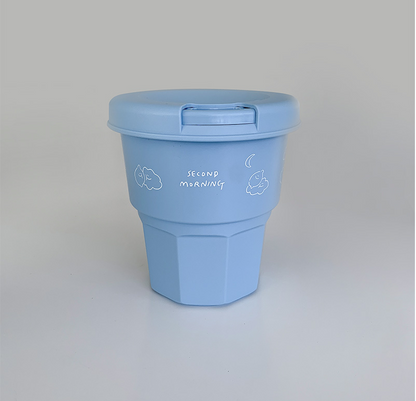 SECONDMORNING Lemony & Cloudy Tumbler cups 18oz(530ml), 2 colors