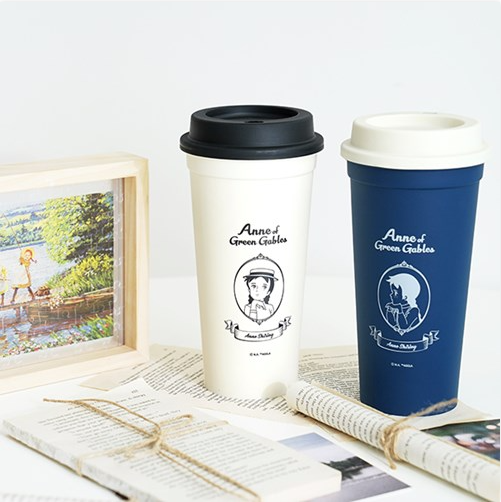 Anne of Green Gables Reusable tumblr cup 550ml(18.6oz), 2 colors