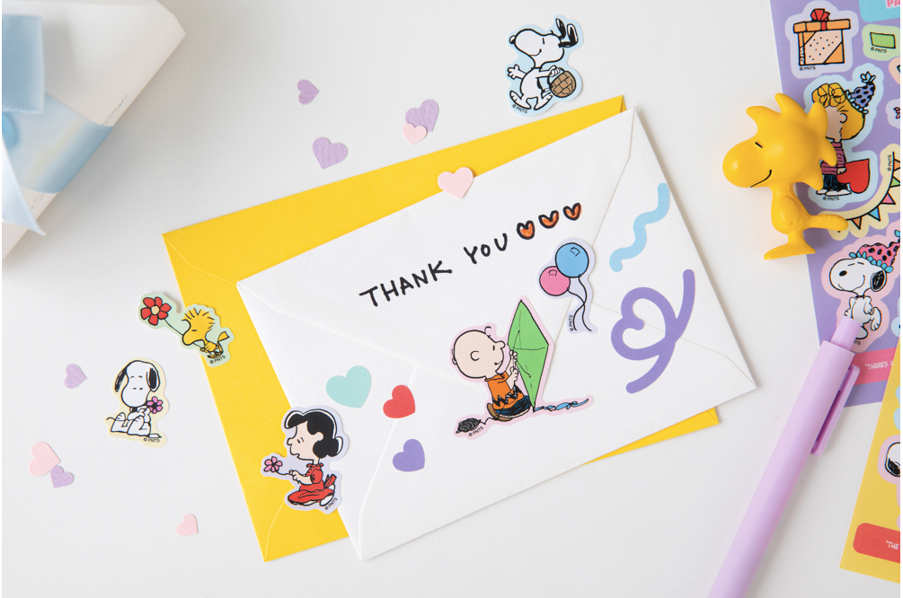 Peanuts Snoopy 8 sheets Deco Sticker Pack