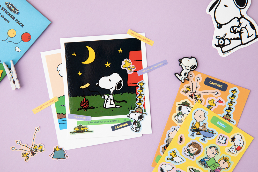 Peanuts Snoopy 8 sheets Deco Sticker Pack