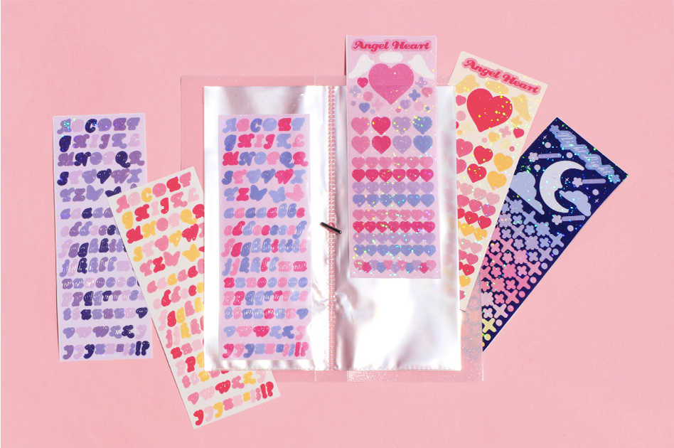 B ON D Sticker & Binder SET, Love Flavor