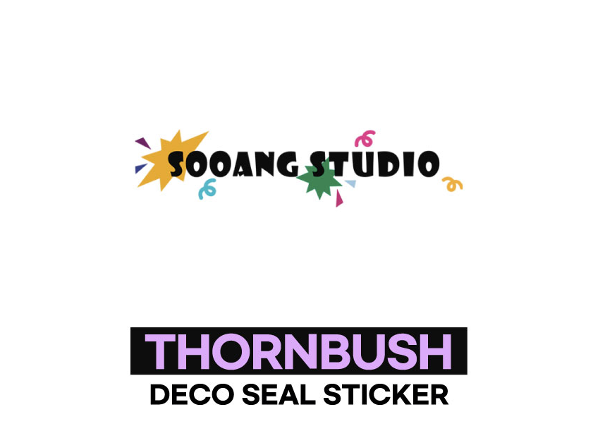 SOOANGSTUDIO Thornbush Deco seal sticker